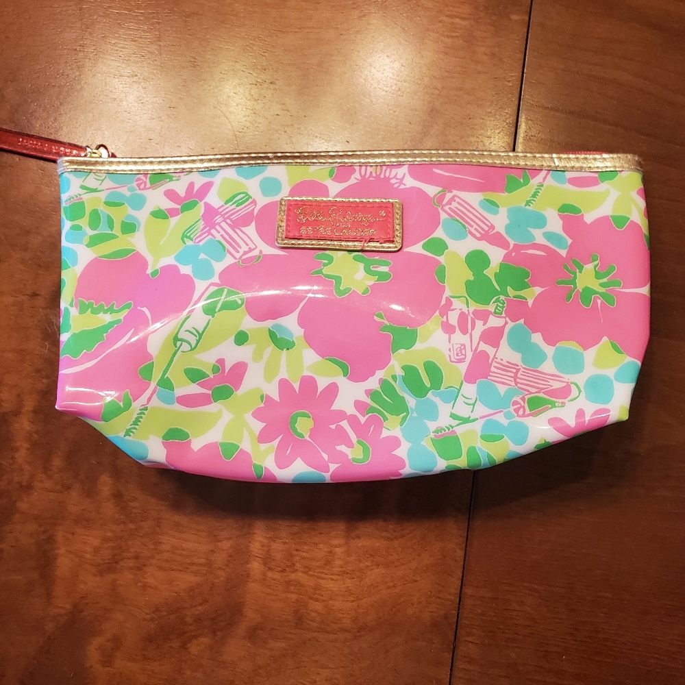Lilly Pulitzer made for Estee Lauder Floral Cosmetic Bag
